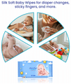 Silk Soft Baby wipes (30 Each) Without Lid thumbnail