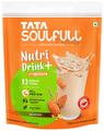 Tata Soulfull With Millets, Almond Flavour, NO Added Refined Sugar, Breakfast Cereal Mix Almond thumbnail
