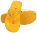 Yoho Lifestyle Ortho Soft comfortable and stylish flip flop Slipper for women Archflex Size 8 Yellow thumbnail