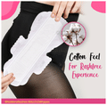 Pinq Polka Hot Pink Premium Ultra Thin Sanitary Pads (6XL & 4XXL Each) thumbnail