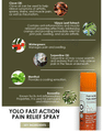 Yolo Fast Action Pain Relief Spray (50 ml Each) thumbnail