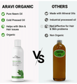 Aravi Organic Cold Pressed Neem Oil for Control Hair Fall & Dandruff, Skin Care Oil thumbnail