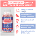 Nutrabud Biotin Plus Gummies Strawberry thumbnail