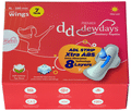 Premier Tissues Premier Dewdays Sanitary Napkins with Wings Day Use XL thumbnail