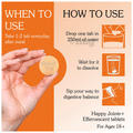 Good Yog Happy Joints + Calcium with Vitamin D3 Effervescent Tablet Orange thumbnail