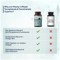 Miduty Soft Gelatin Capsule Mixed Tocopherols & Tocotrienols Veg Softgels thumbnail