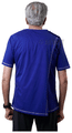 Haxor Men's Round Neck Open Back 3/4 Length Sleeve Adaptive Tshirt Blue Large thumbnail