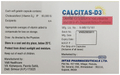 Calcitas -D3 Soft Gelatin Capsule from Intas for Bone, Joint and Muscle Care thumbnail