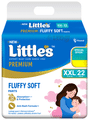Little's Premium Baby Diaper Pants | Fluffy Soft Pants | Anti Rash - 12Hrs | No Nasties | XXL thumbnail