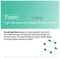 Decode Age Fisetin Vegetarian Capsule | Senolytic Activator 100 mg, Improves Memory thumbnail