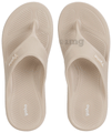 Yoho Lifestyle Acupressure Flip Flops for Men Beige 10 thumbnail