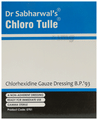 Dr. Sabharwal's Chloro Tulle Chlorhexidine Gauze Dressing B.P'93 10cm x 10cm thumbnail