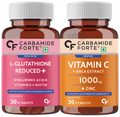 Carbamide Forte Combo Pack of Vitamin C Tablet & L-Glutathione Reduced Tablet (30 Each) thumbnail