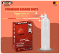 Stout Dotted Condom (10 Each) Strawberry thumbnail