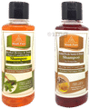 Khadi Pure Combo Pack of Herbal Heena & Tulsi Extra Conditioning Shampoo & Herbal Woody Sandal & Honey Shampoo SLS & Paraben Free (210ml Each) thumbnail