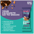 Whey To Go Energy Bar (35gm Each) Nutty Almonds thumbnail
