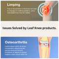 Leaf Ortho Neoprene Knee Support Brace Universal Black thumbnail