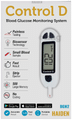 Haiden CDW10 Control D Blood Glucose Monitoring System with Lancet (10) & Strip (10) White thumbnail