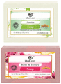 Khadi Care Combo Pack of Herbal Jasmine Soap & Rose Honey Soap (125gm Each) thumbnail
