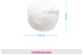 Vega CB 01 Cotton Ball for Eye, Face Makeup and Nail Paint Remover thumbnail