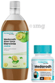 Myupchar Ayurveda Weight Loss Kit of Medarodh Extract Based Capsule (60) & Medarodh Aloe Vera + Garcinia Juice (1000ml) thumbnail