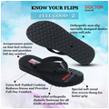 Doctor Extra Soft D 21 Orthopaedic and Diabetic Super Comfort Slippers for Women Black 5 thumbnail