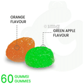 Gummsi Combo Pack of Apple Cider Vinegar Green Apple & Ashwagandha Orange Gummies (30 Each) thumbnail