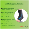 Haxor Silverage Designer Ankle Support Socks Large thumbnail