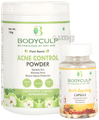 Bodyculp Combo Pack of Combo Pack of Plant Based Acne Control Powder Green Apple Flavour (150gm) & Anti-Ageing Capsules (60 Each) thumbnail