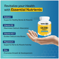 Calcium and Vitamin D3 Tablets with Zinc, Magnesium & Alfalfa | Citrate Malate Form | by Tata 1mg thumbnail
