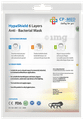 CP-Med N95 FFP2 Hypashield 6 Layers Anti-Bacterial Mask with Earloop Universal White thumbnail