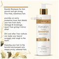 Sevaen Professional Combo Pack of Keratin Protein Shampoo for Daily Use 250ml and hair Serum 50ml thumbnail