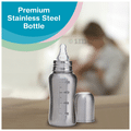 Vega Baby & Mom 4+ Month Baby Steel Feeding Bottle Regular Neck thumbnail
