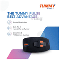 Companio Tummy Pulse Electric Massager for Tummy Pain, Reduces Unwanted Belly/Tummy Fat Boosts Metabolism Free Size thumbnail