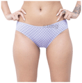 SochGreen Organic Bikni Everyday Undies. Lavender Check XXL thumbnail
