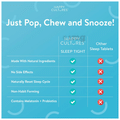 Happy Cultures Sleep Tight Chewmints ,Melatonin 5Mg,Deeper Sleep & Wake up Refreshed,Probiotic thumbnail