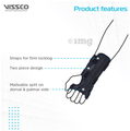 Vissco Core 0607 Forearm Splint (Short) Black thumbnail