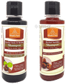 Khadi Pure Combo Pack of Herbal Satritha Shampoo & Herbal Amla & Bhringraj Shampoo SLS & Paraben Free (210ml Each) thumbnail