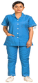 Agarwals Nurse Uniform Softn Comfy Pure Viscose Cotton Sky Blue XXL thumbnail
