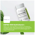 EMPIRE 1900 Multivitamin| Vitamins and Wellness Supplement| Daily Wellness Supplement Tablet thumbnail