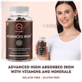 Tefety Advanced Iron+ Gummies Kaccha Mango thumbnail