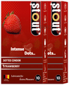 Stout Dotted Condom (10 Each) Strawberry thumbnail