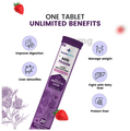 Healthrista Milk Thistle Effervescent Tablet (20 Each) Strawberry No Added Sugar thumbnail