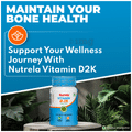 Patanjali Nutrela Vitamin D 2K for Bone Health | Flavour Vanilla Chewable Tablet thumbnail