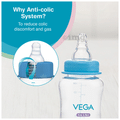 Vega Baby & Mom 4+ Month Baby Tritan Feeding Bottle Regular Neck Blue thumbnail