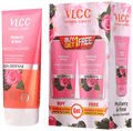 VLCC Combo Pack of Neem Tea Tree & Mulberry Rose & Turmeric Berberis Face Wash (150ml Each) thumbnail