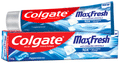 Colgate Maxfresh Peppermint Ice Blue Gel Toothpaste thumbnail