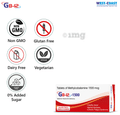 GB-12 Tablet for Vitamin B12 Deficiency, Antioxidant, production of DNA and RNA, Healthy Nerve Cells & Fatigu Tablet thumbnail