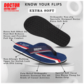 Doctor Extra Soft D33 Care Orthopaedic and Diabetic Super Fit Comfort Doctor Slipper for Men Navy 9 thumbnail