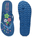 Ortho + Rest Women's Cool Extra Soft and Comfortable Orthopedic Flip Flops for Home Daily Use Blue 6 thumbnail